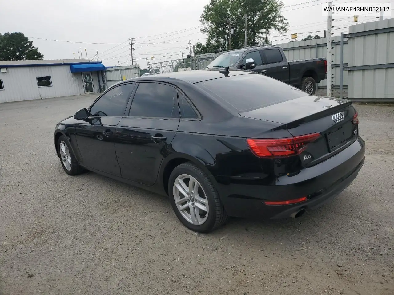 2017 Audi A4 Premium VIN: WAUANAF43HN052112 Lot: 57314155