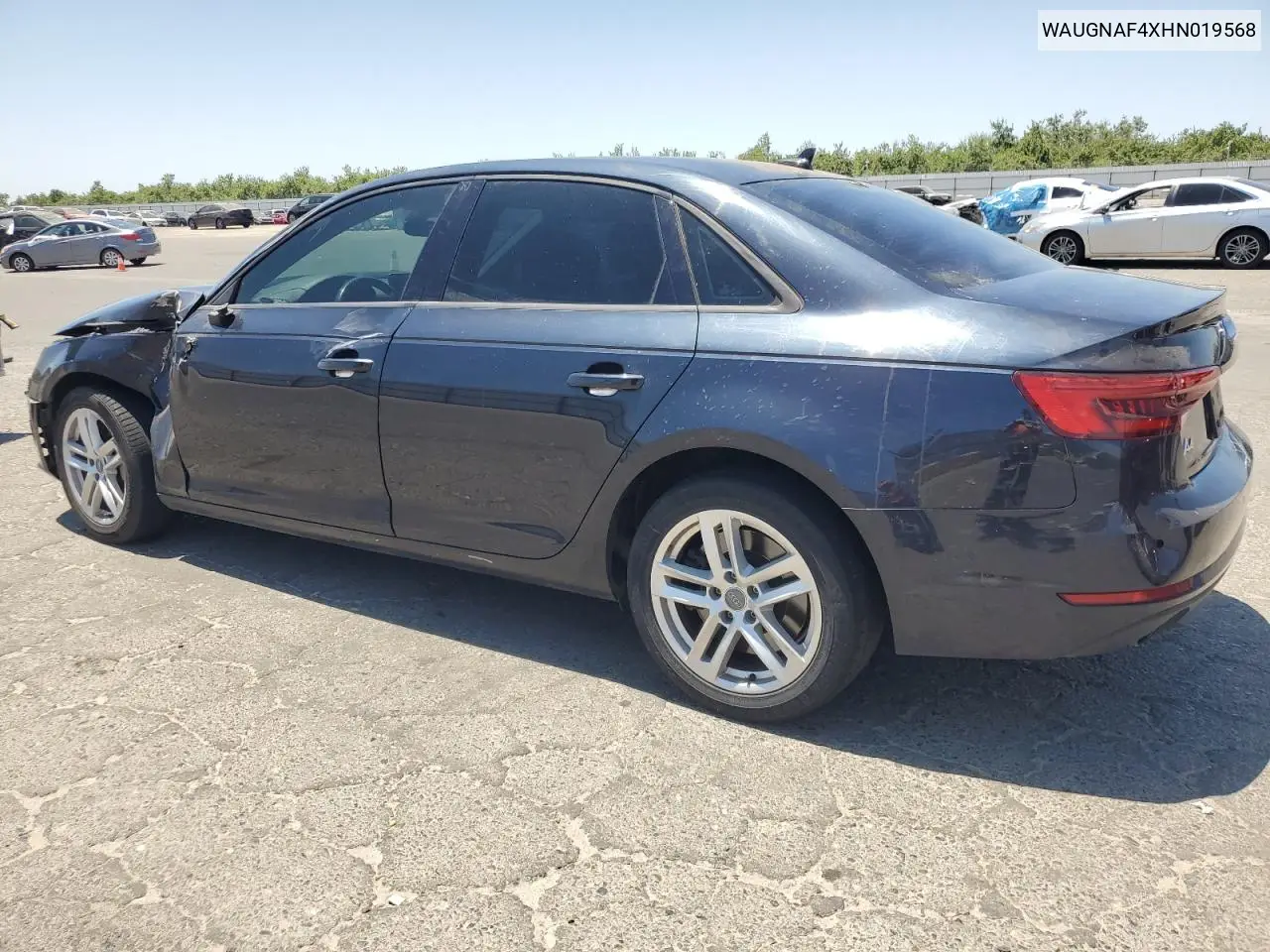 2017 Audi A4 Premium VIN: WAUGNAF4XHN019568 Lot: 62602495