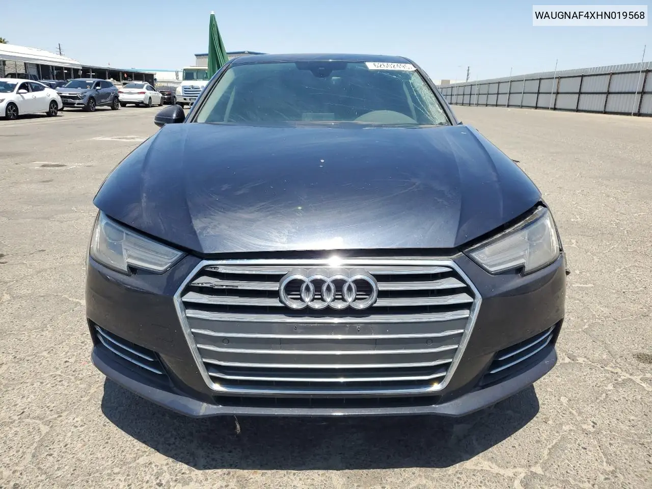 2017 Audi A4 Premium VIN: WAUGNAF4XHN019568 Lot: 62602495