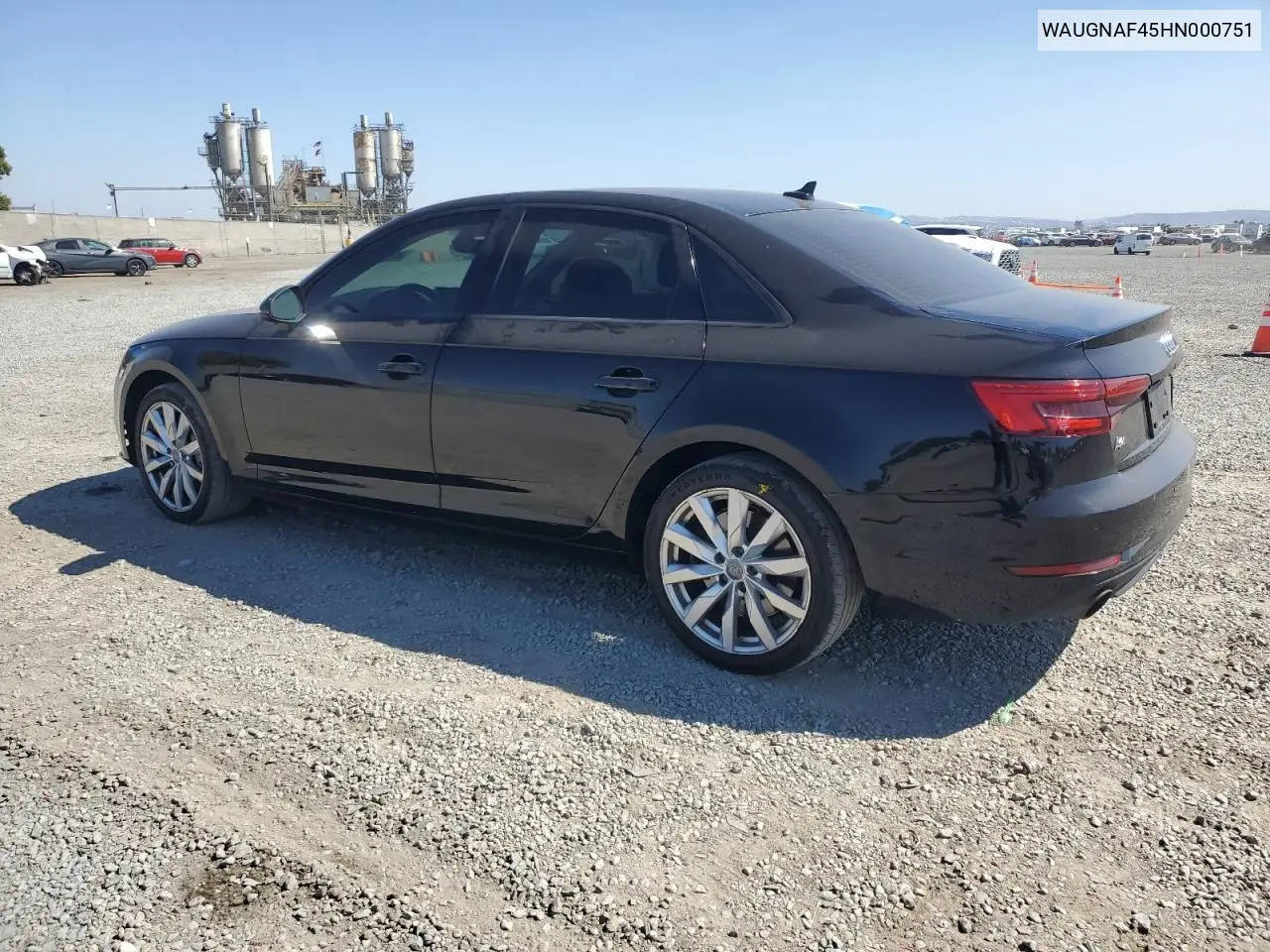2017 Audi A4 Premium VIN: WAUGNAF45HN000751 Lot: 62934515