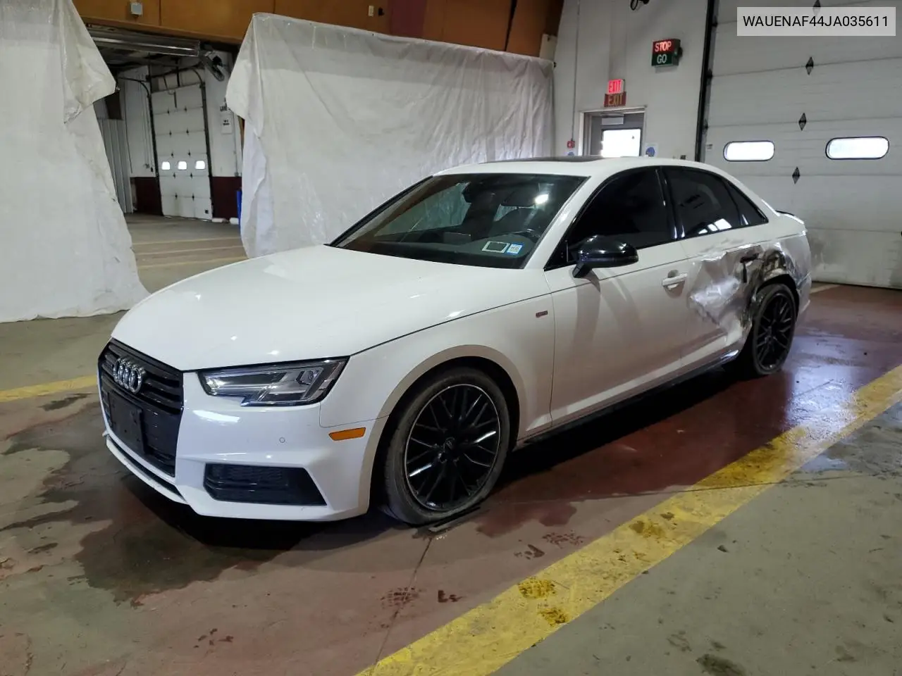 2018 Audi A4 Premium Plus VIN: WAUENAF44JA035611 Lot: 53105085