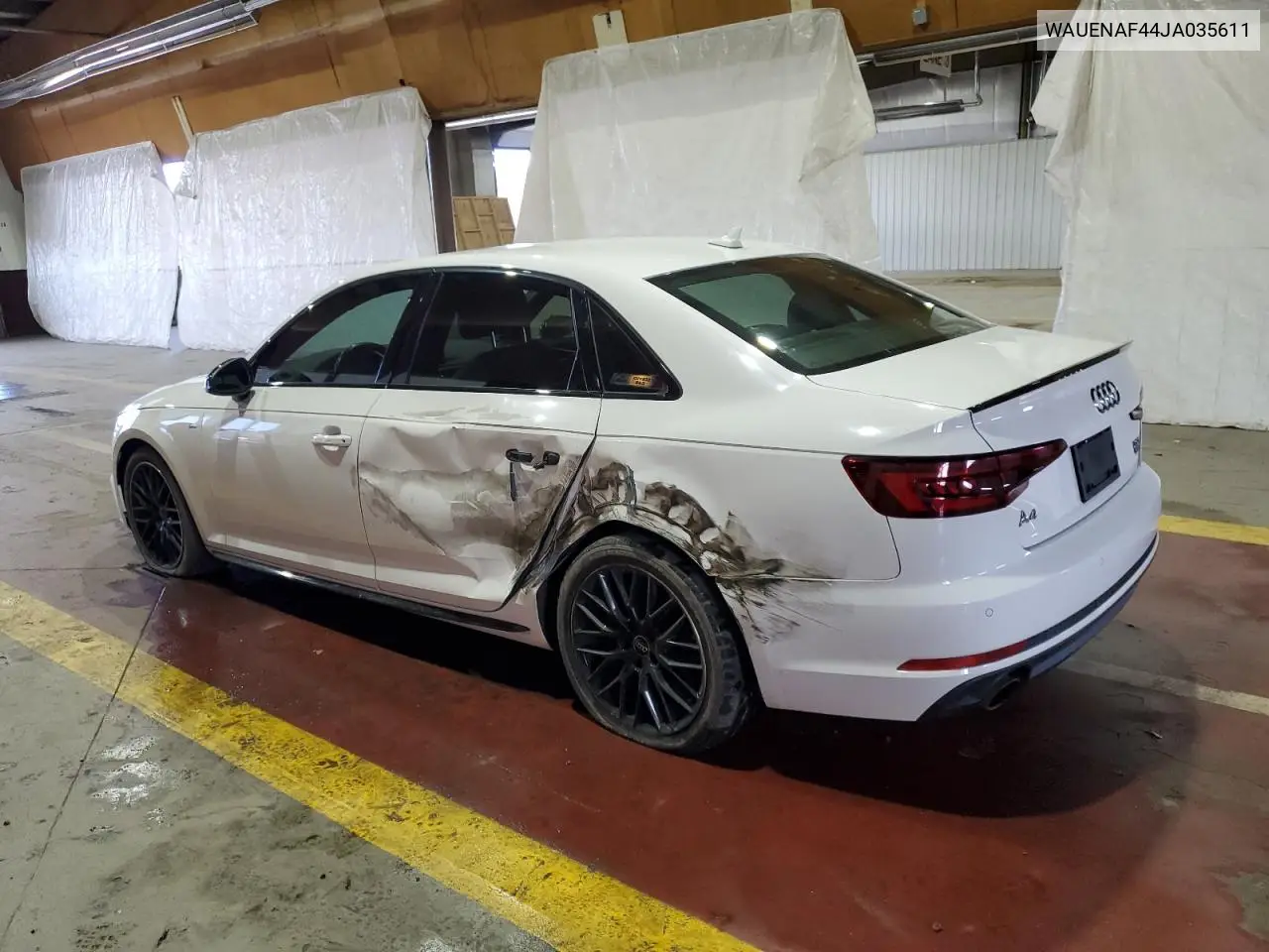 2018 Audi A4 Premium Plus VIN: WAUENAF44JA035611 Lot: 53105085