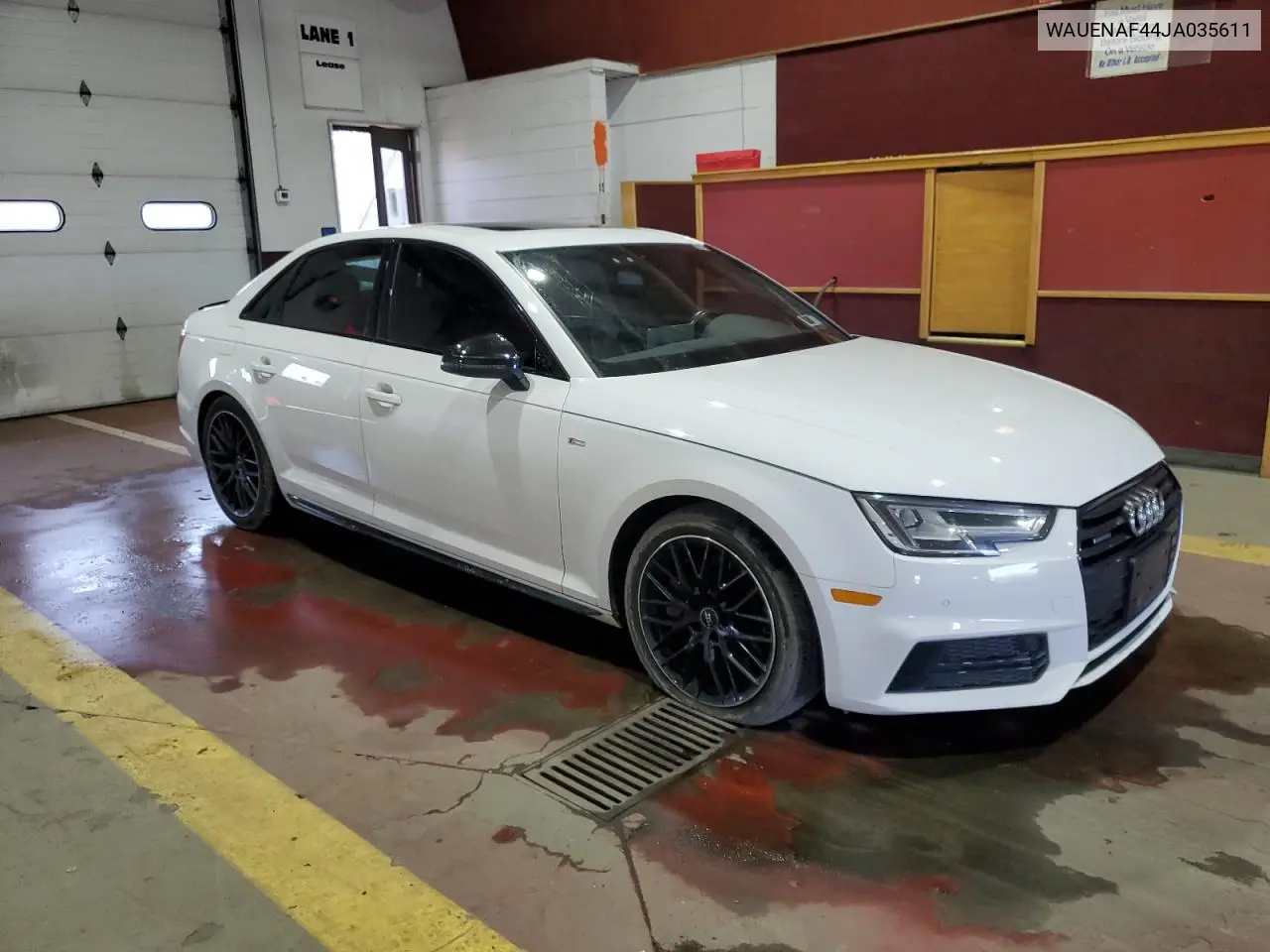 2018 Audi A4 Premium Plus VIN: WAUENAF44JA035611 Lot: 53105085