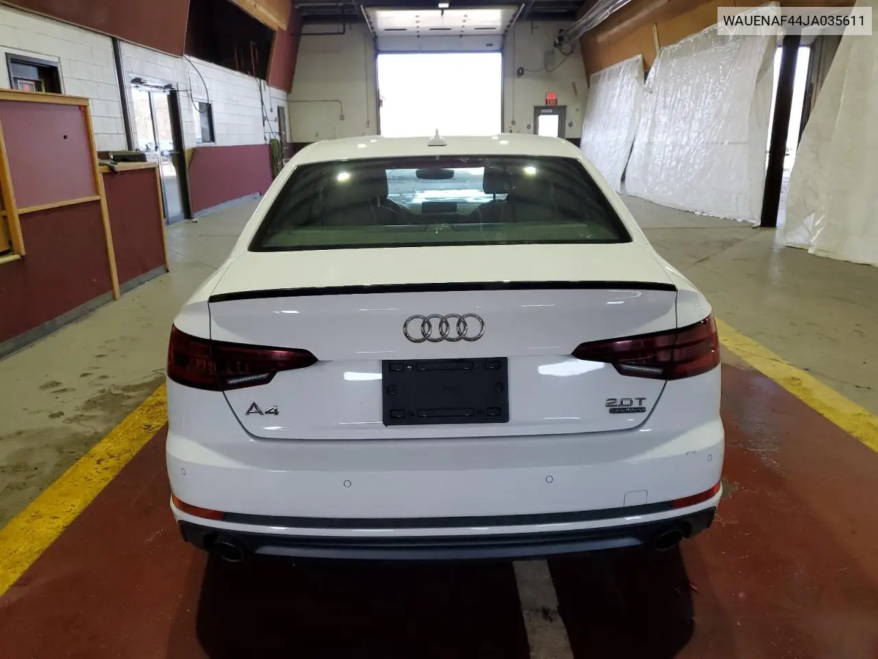 2018 Audi A4 Premium Plus VIN: WAUENAF44JA035611 Lot: 53105085