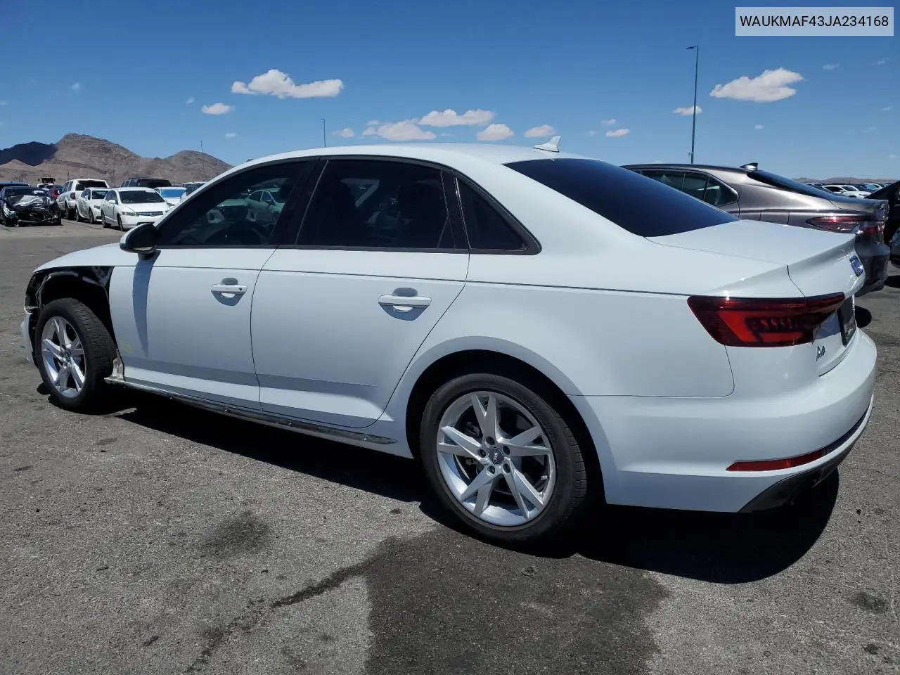 2018 Audi A4 Premium VIN: WAUKMAF43JA234168 Lot: 56505075