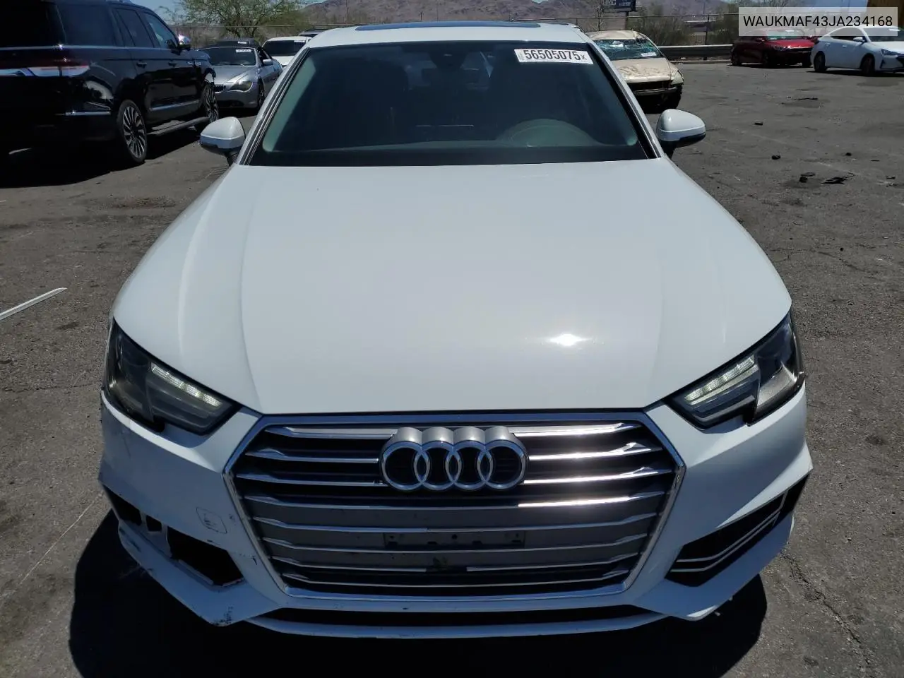 2018 Audi A4 Premium VIN: WAUKMAF43JA234168 Lot: 56505075