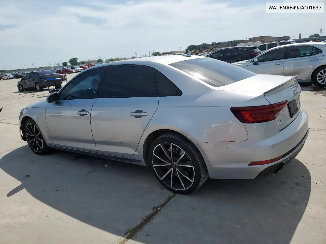 2018 Audi A4 Premium Plus VIN: WAUENAF49JA101537 Lot: 56753775