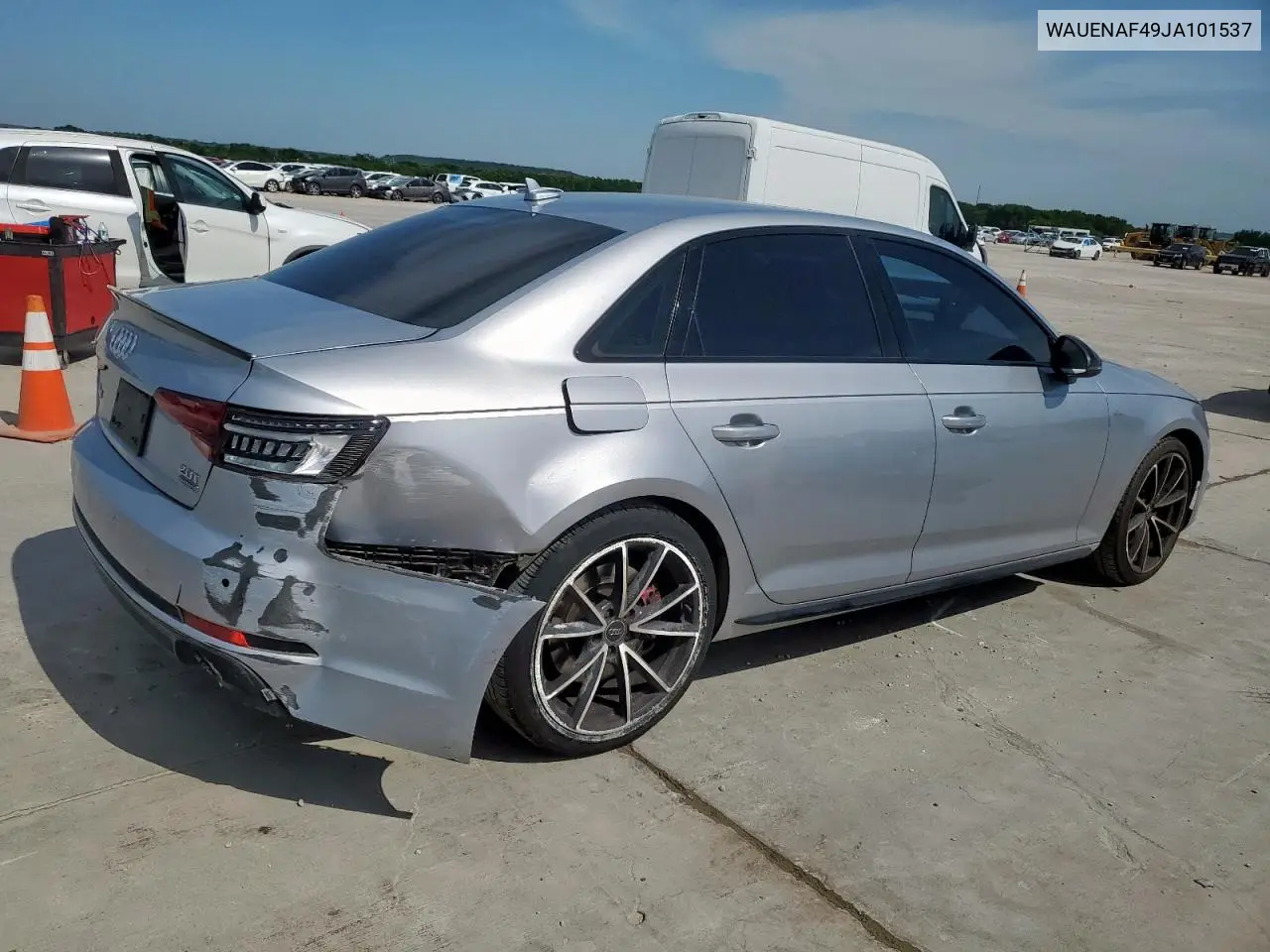 2018 Audi A4 Premium Plus VIN: WAUENAF49JA101537 Lot: 56753775