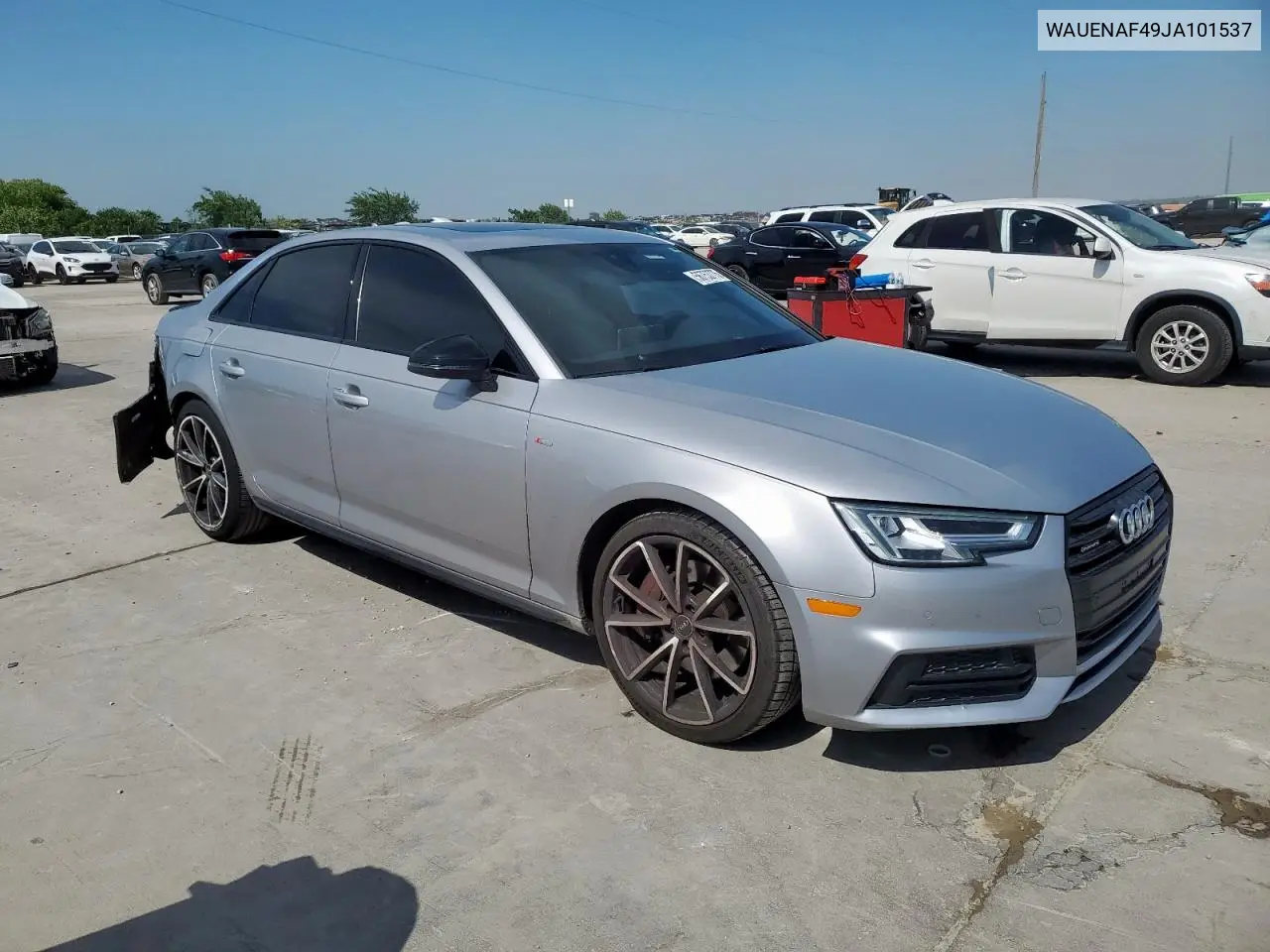 2018 Audi A4 Premium Plus VIN: WAUENAF49JA101537 Lot: 56753775
