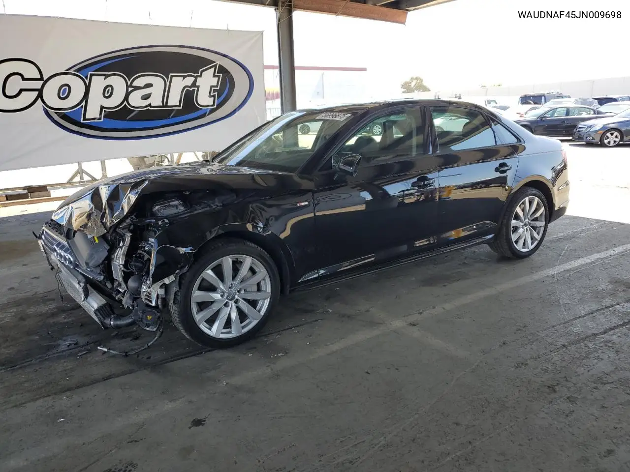 2018 Audi A4 Premium VIN: WAUDNAF45JN009698 Lot: 56996875