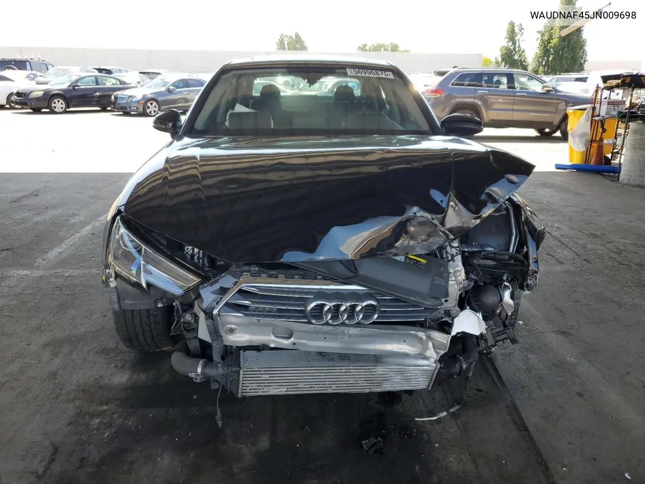 2018 Audi A4 Premium VIN: WAUDNAF45JN009698 Lot: 56996875