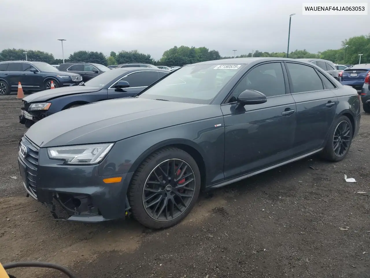 2018 Audi A4 Premium Plus VIN: WAUENAF44JA063053 Lot: 57150525