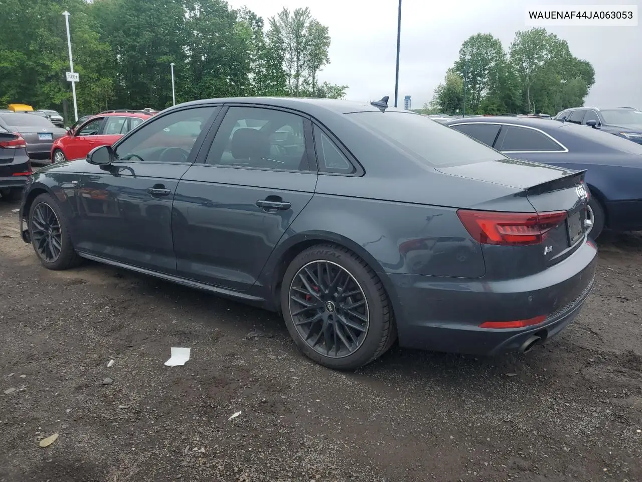 2018 Audi A4 Premium Plus VIN: WAUENAF44JA063053 Lot: 57150525