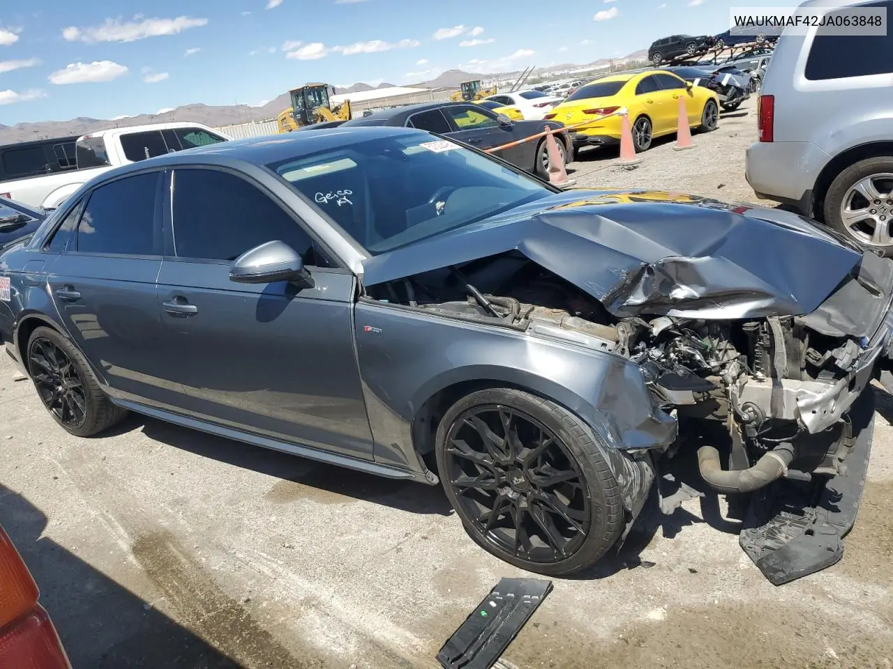 waukmaf42ja063848 WAUKMAF42JA063848 2018 Audi A4 Premium