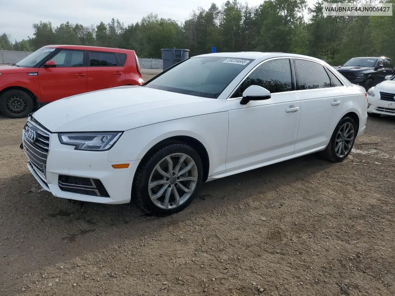 2018 Audi A4 Progressiv VIN: WAUBNAF44JN006427 Lot: 59234695