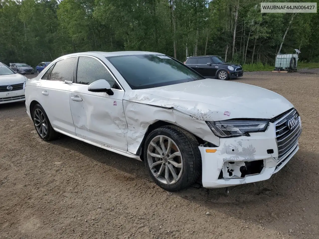2018 Audi A4 Progressiv VIN: WAUBNAF44JN006427 Lot: 59234695