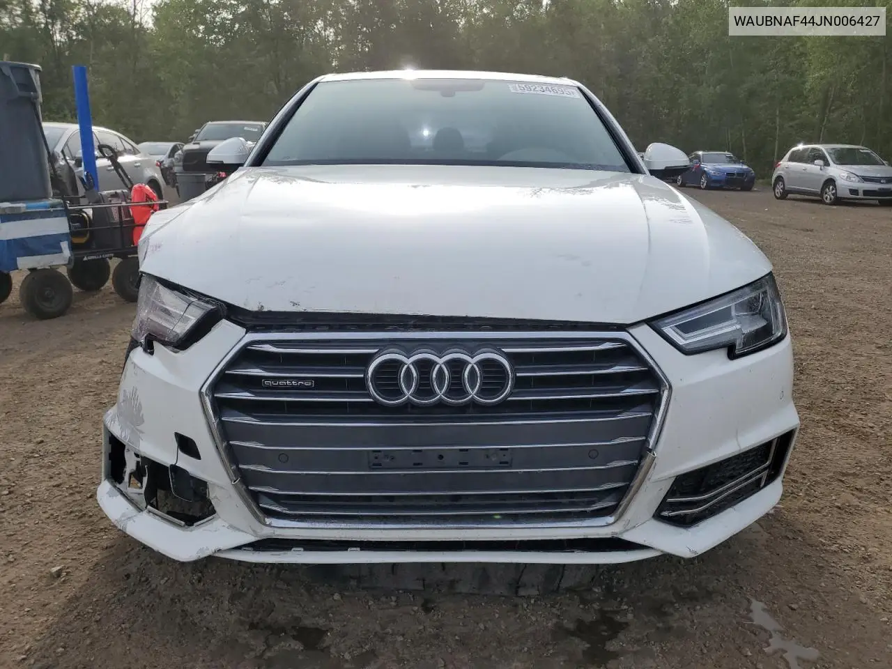 2018 Audi A4 Progressiv VIN: WAUBNAF44JN006427 Lot: 59234695