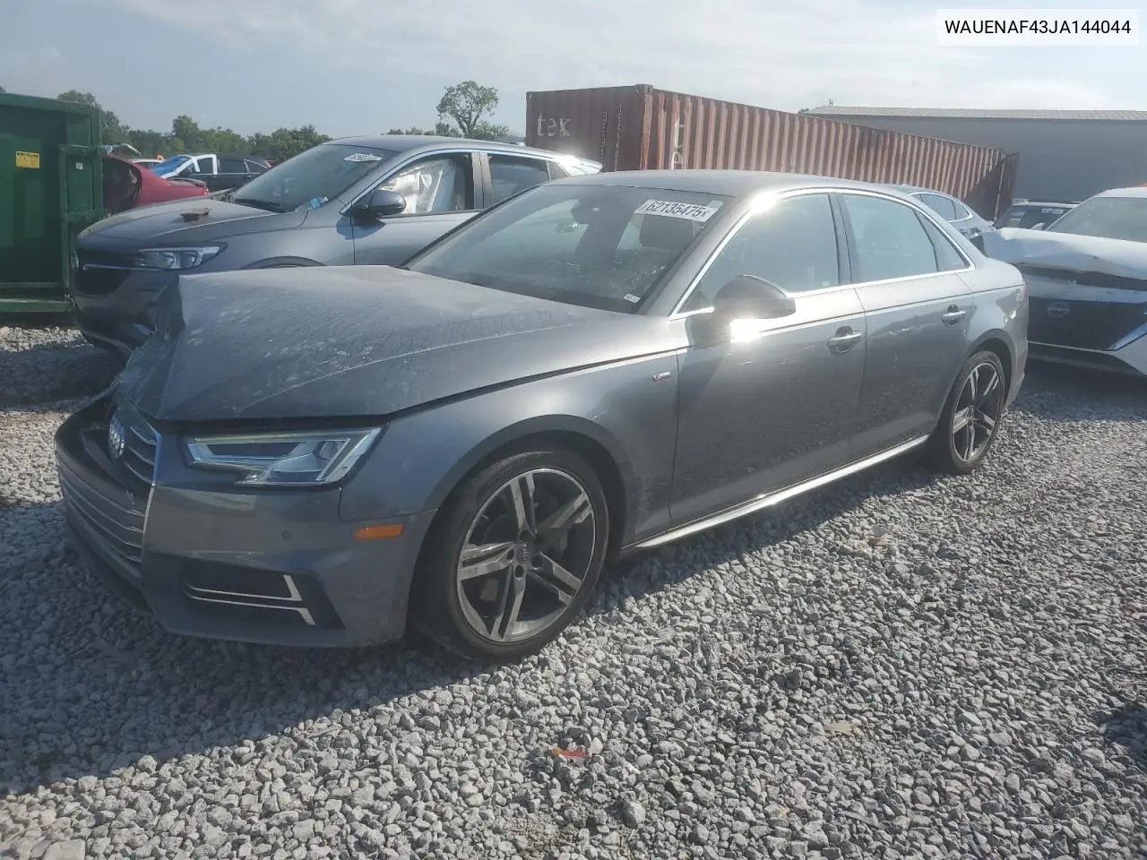 2018 Audi A4 Premium Plus VIN: WAUENAF43JA144044 Lot: 62135475