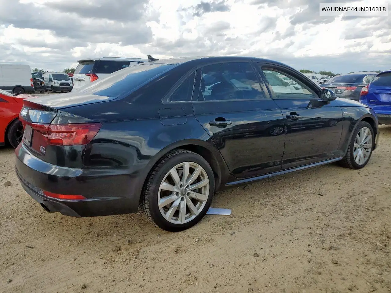 2018 Audi A4 Premium VIN: WAUDNAF44JN016318 Lot: 62297025
