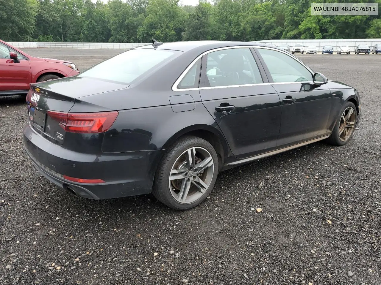 2018 Audi A4 Premium Plus VIN: WAUENBF48JA076815 Lot: 62513455