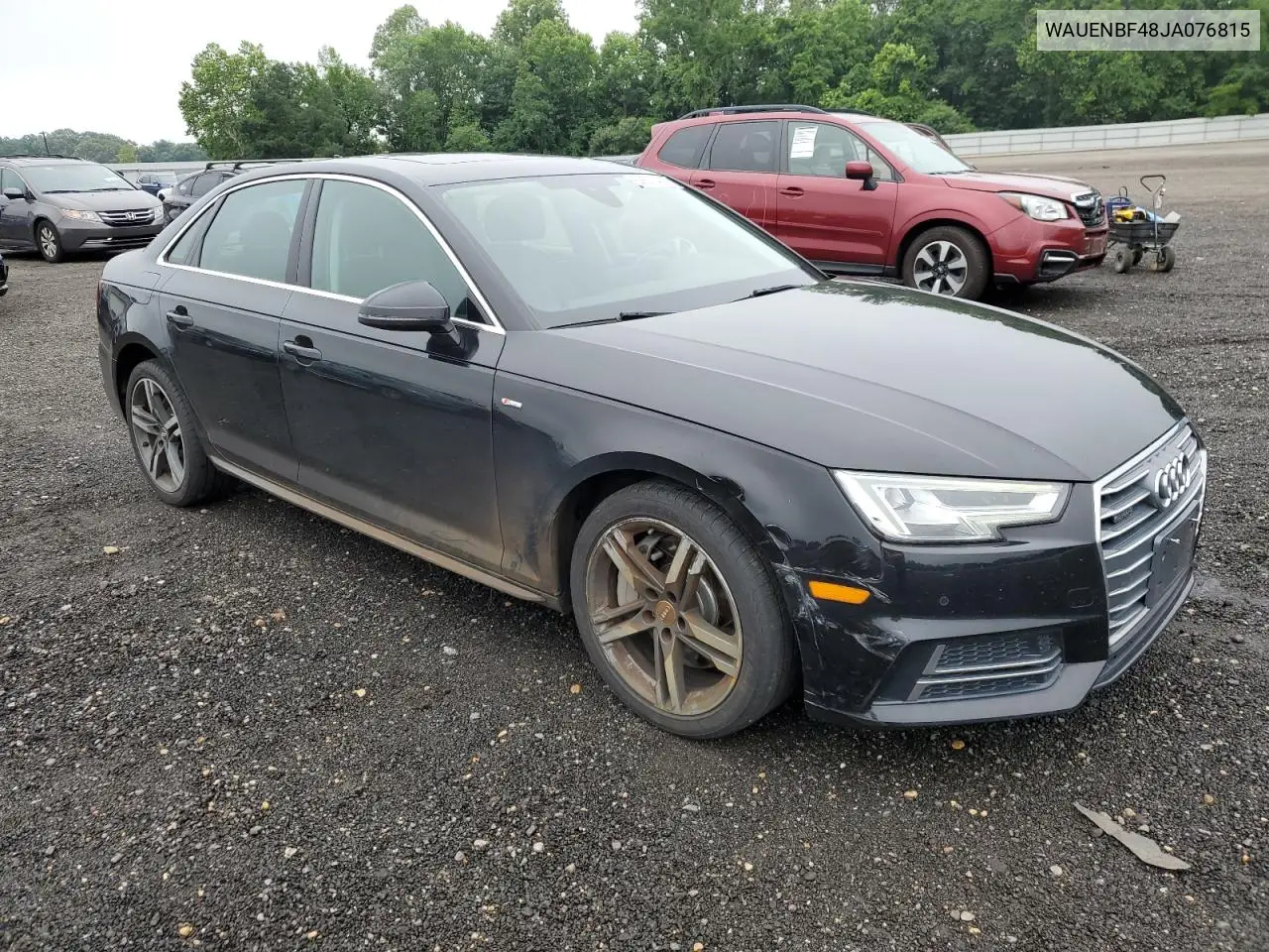 2018 Audi A4 Premium Plus VIN: WAUENBF48JA076815 Lot: 62513455