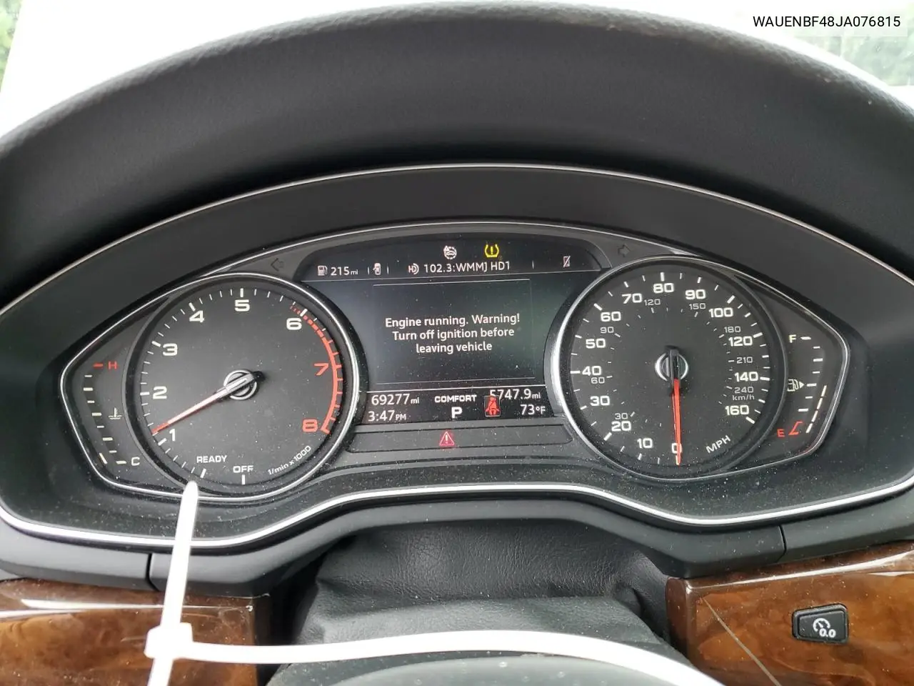 2018 Audi A4 Premium Plus VIN: WAUENBF48JA076815 Lot: 62513455
