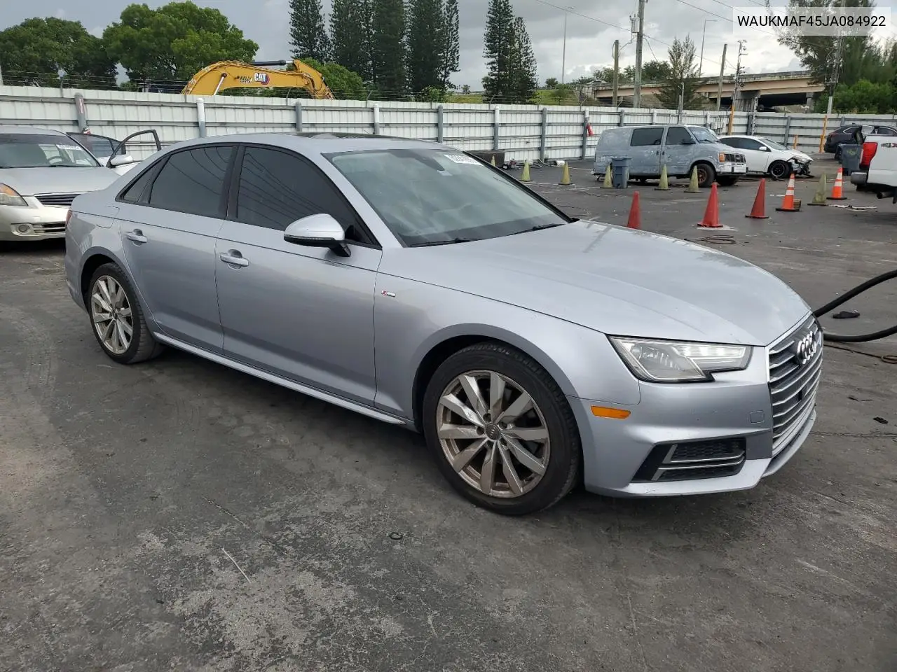 2018 Audi A4 Premium VIN: WAUKMAF45JA084922 Lot: 62641655