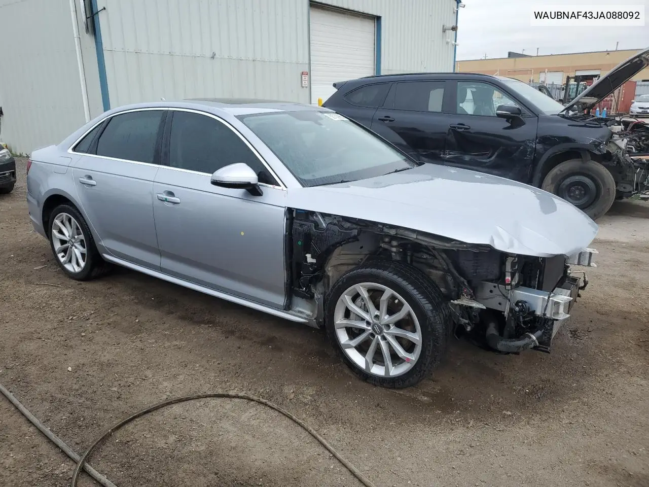 2018 Audi A4 Progressiv VIN: WAUBNAF43JA088092 Lot: 62750965
