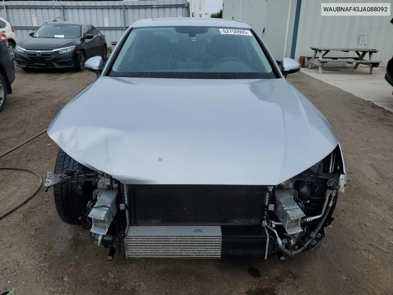 2018 Audi A4 Progressiv VIN: WAUBNAF43JA088092 Lot: 62750965