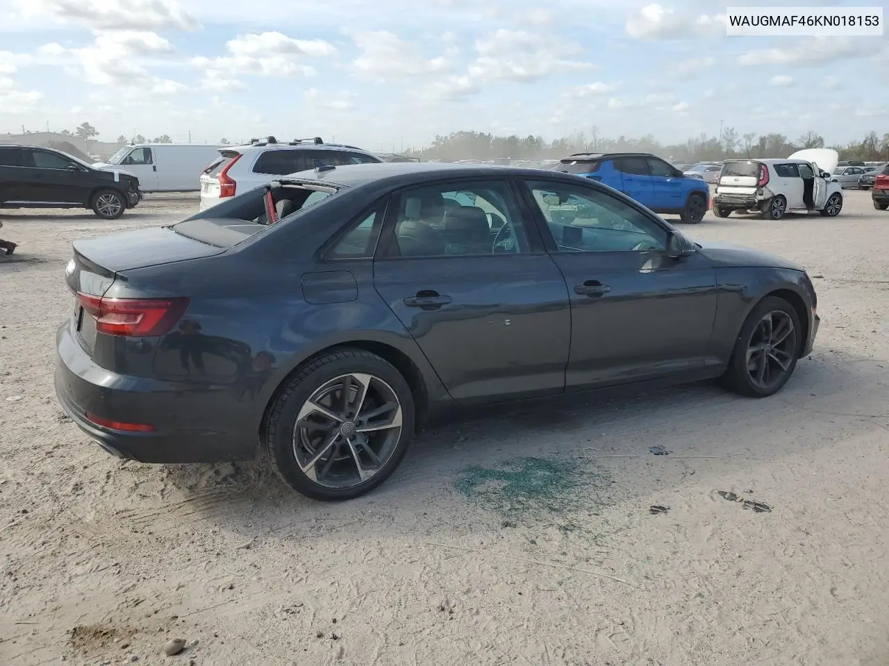 2019 Audi A4 Premium VIN: WAUGMAF46KN018153 Lot: 49652305