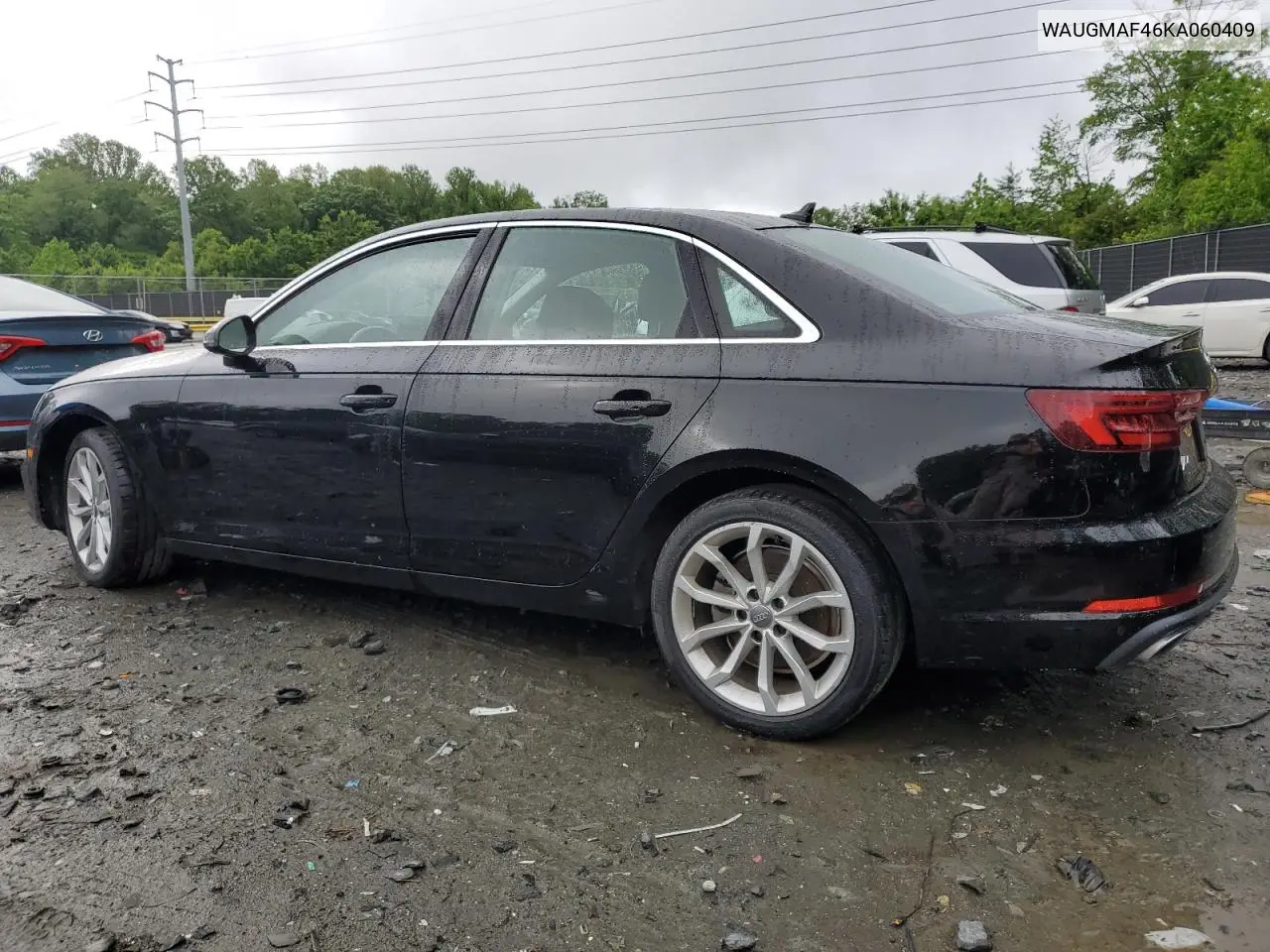 2019 Audi A4 Premium VIN: WAUGMAF46KA060409 Lot: 56839115