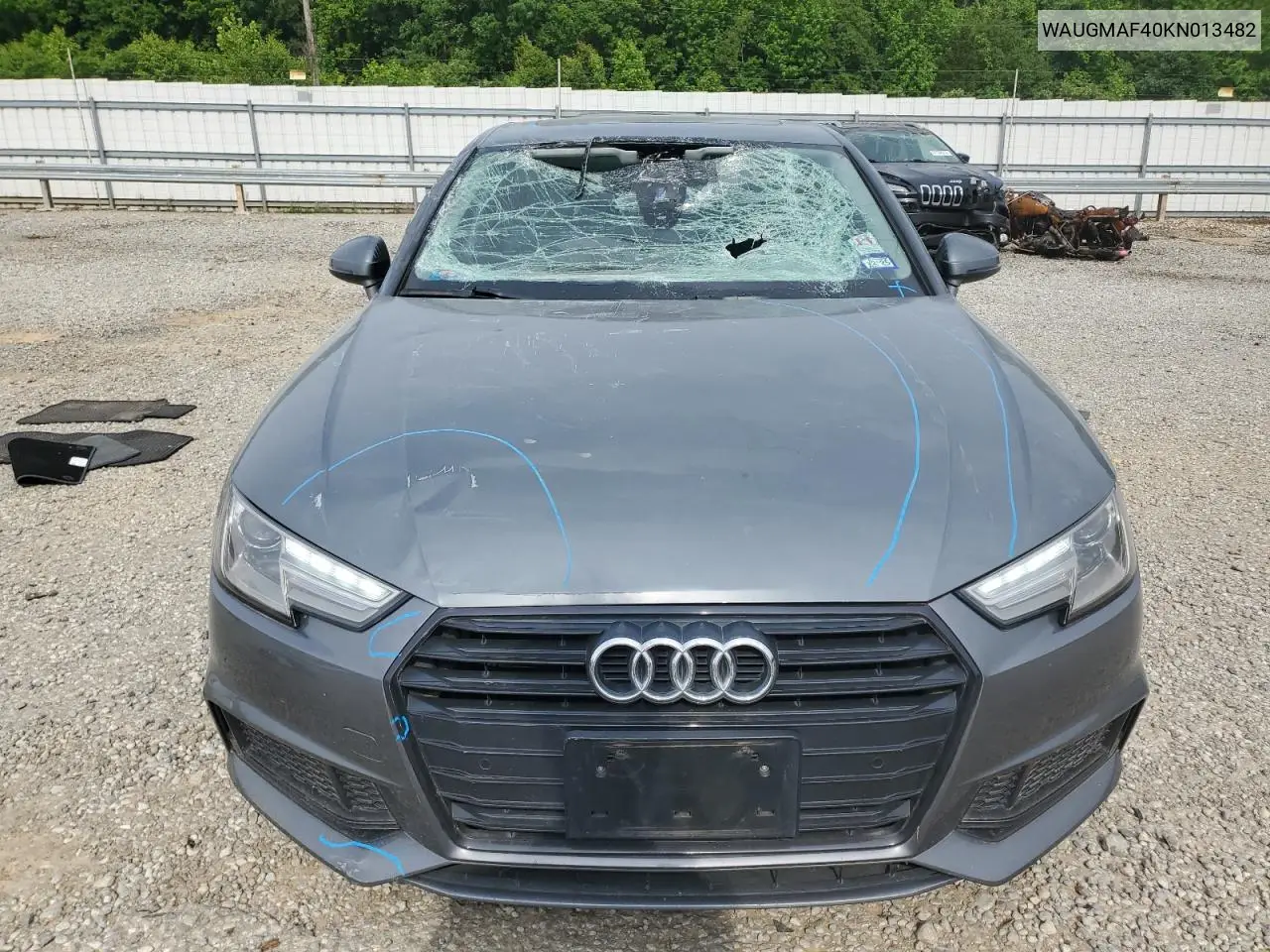 2019 Audi A4 Premium VIN: WAUGMAF40KN013482 Lot: 57170325