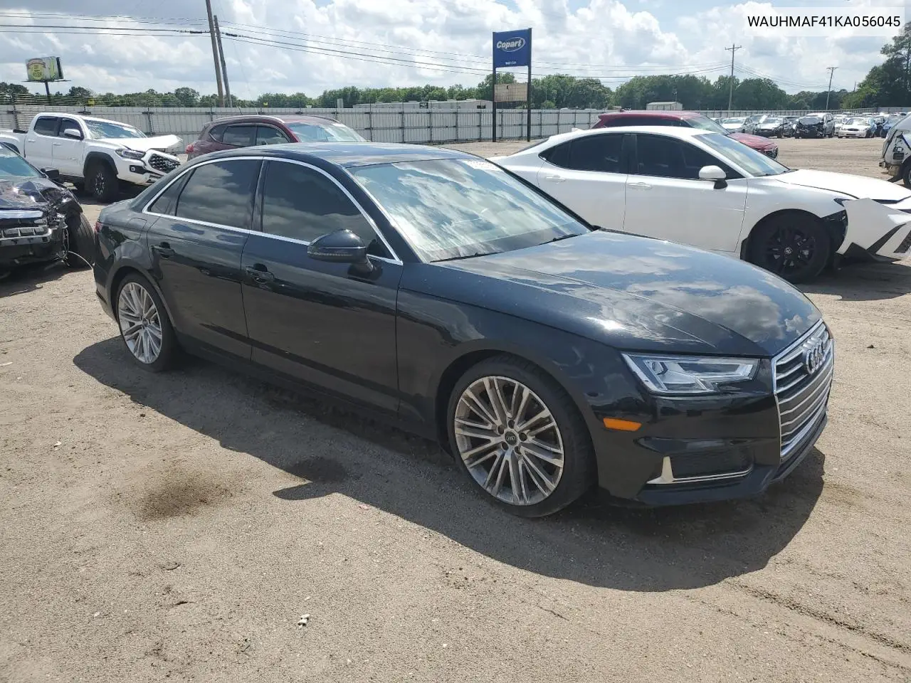 2019 Audi A4 Premium Plus VIN: WAUHMAF41KA056045 Lot: 57355155