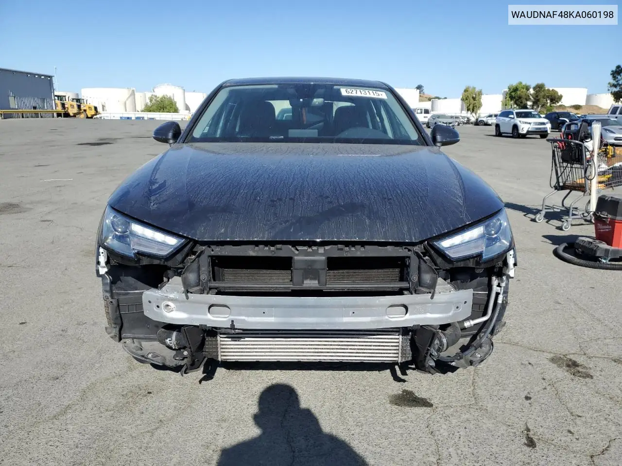 2019 Audi A4 Premium VIN: WAUDNAF48KA060198 Lot: 62713115