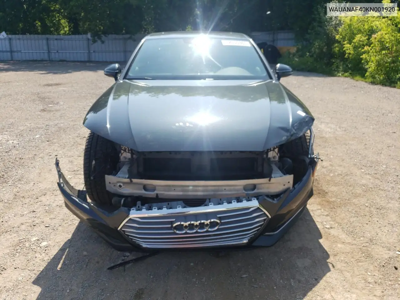 2019 Audi A4 Komfort VIN: WAUANAF40KN001920 Lot: 62855365