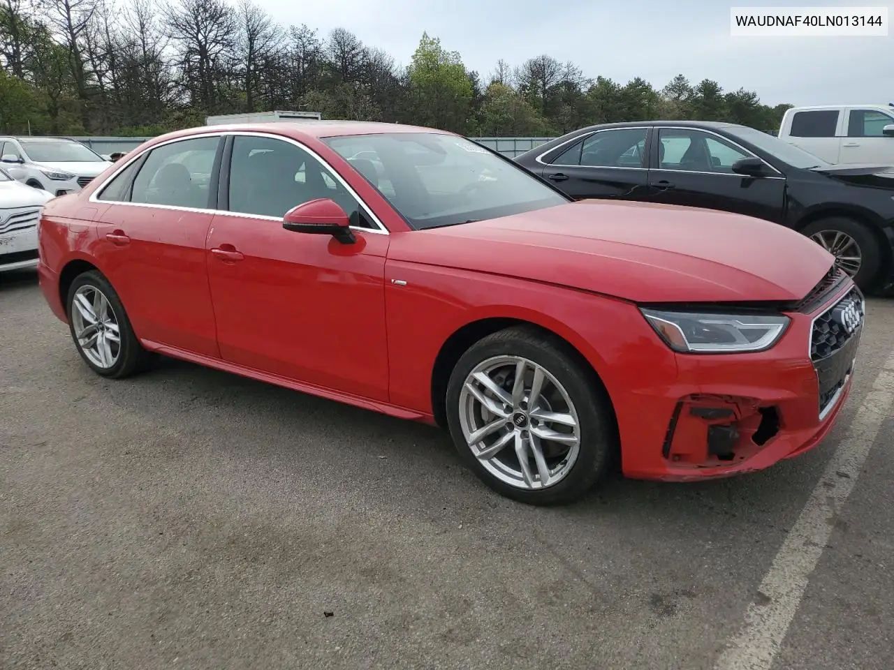 2020 Audi A4 Premium VIN: WAUDNAF40LN013144 Lot: 56367095