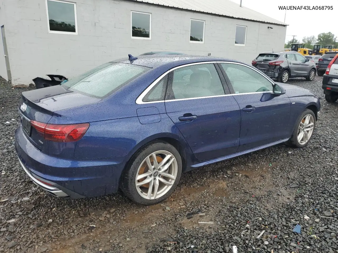2020 Audi A4 Premium Plus VIN: WAUENAF43LA068795 Lot: 56881695