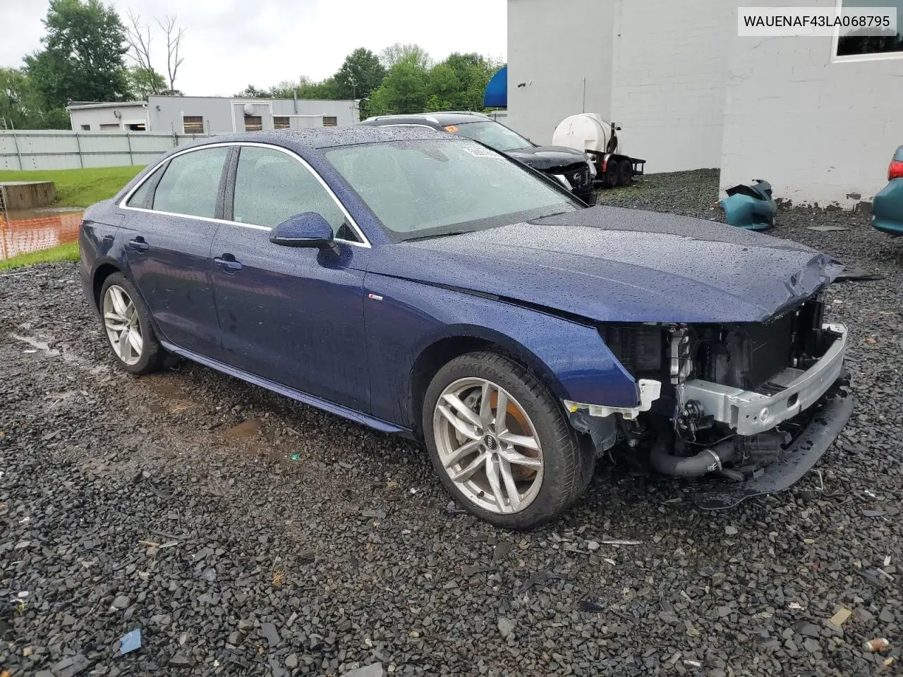 2020 Audi A4 Premium Plus VIN: WAUENAF43LA068795 Lot: 56881695