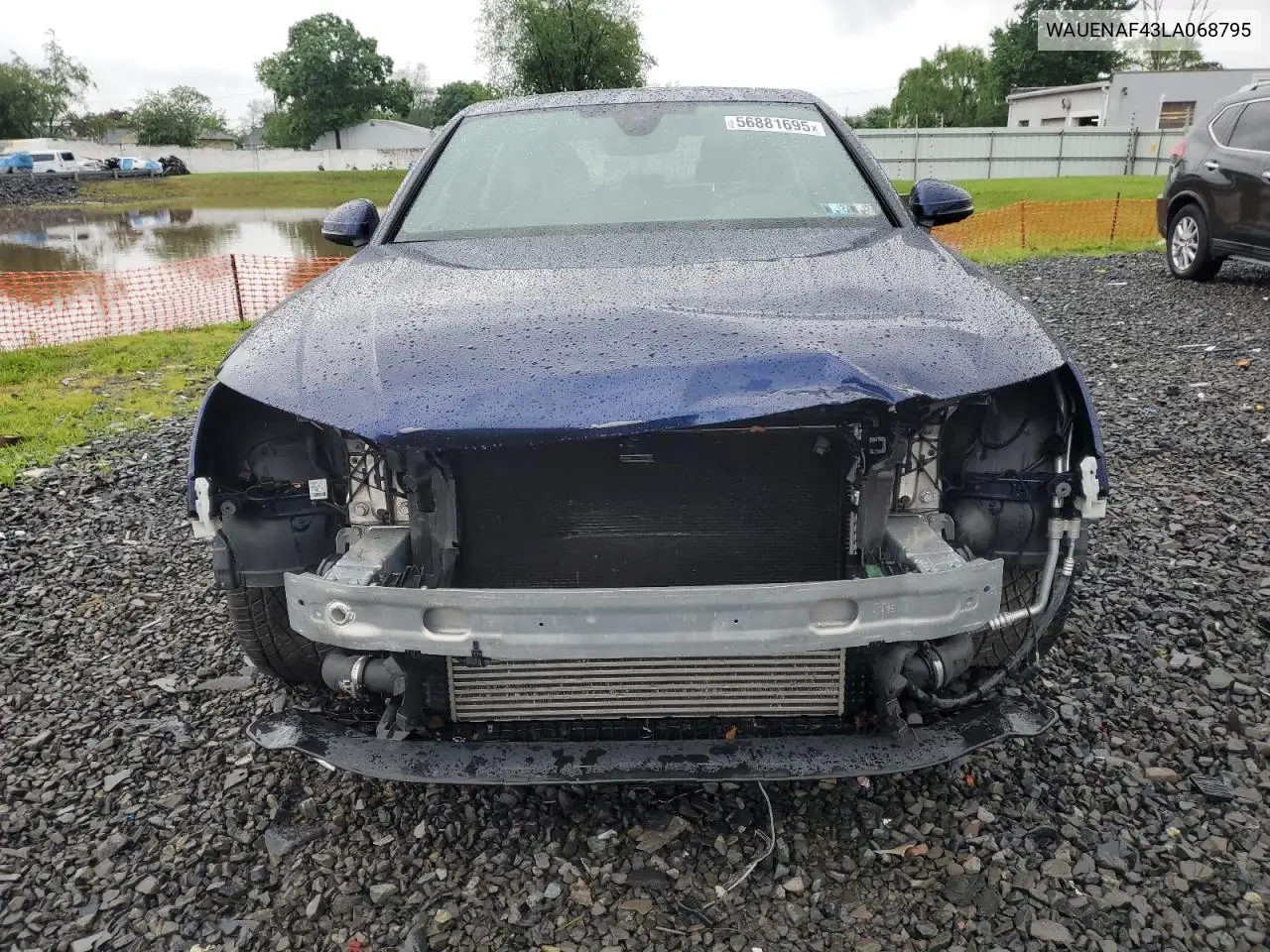 2020 Audi A4 Premium Plus VIN: WAUENAF43LA068795 Lot: 56881695