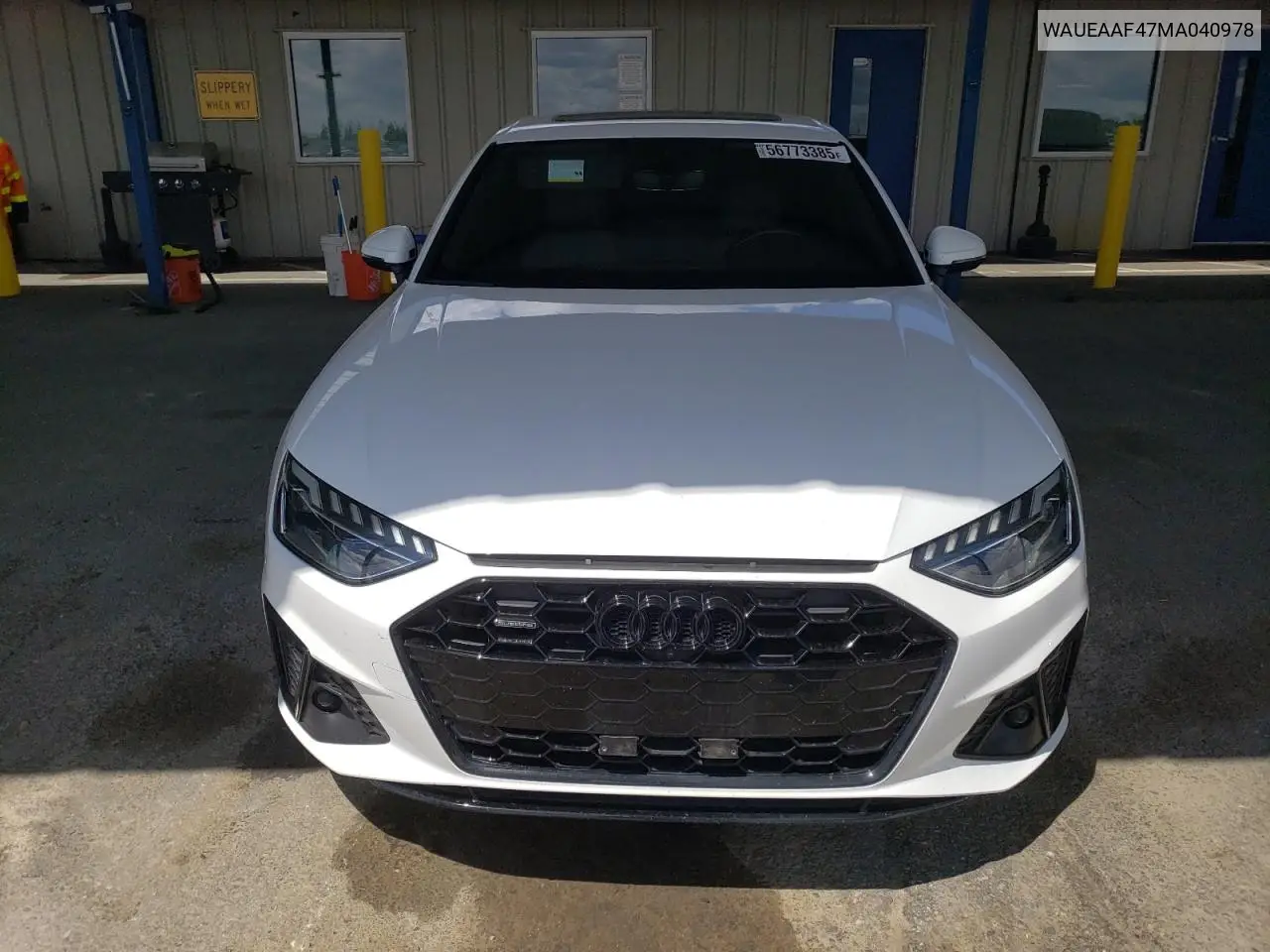 2021 Audi A4 Premium Plus 45 VIN: WAUEAAF47MA040978 Lot: 56773385