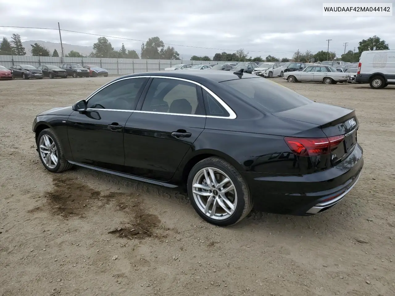 2021 Audi A4 Premium 45 VIN: WAUDAAF42MA044142 Lot: 57065215