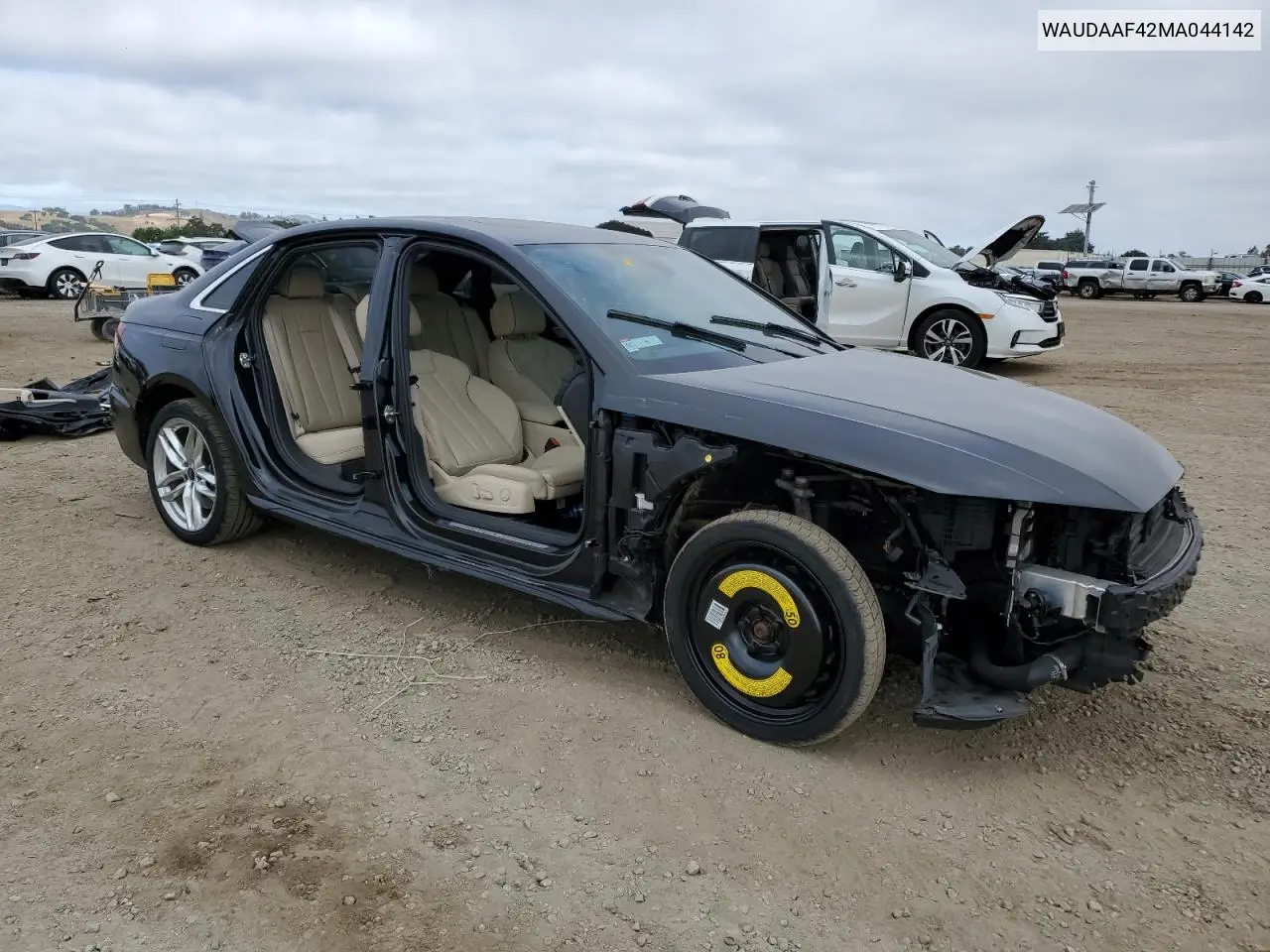 2021 Audi A4 Premium 45 VIN: WAUDAAF42MA044142 Lot: 57065215