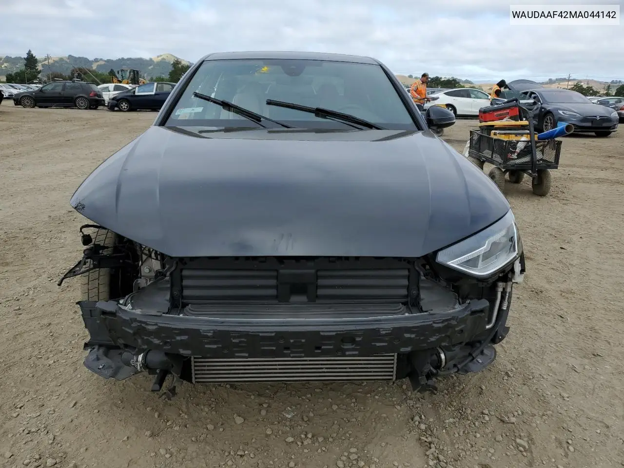 2021 Audi A4 Premium 45 VIN: WAUDAAF42MA044142 Lot: 57065215