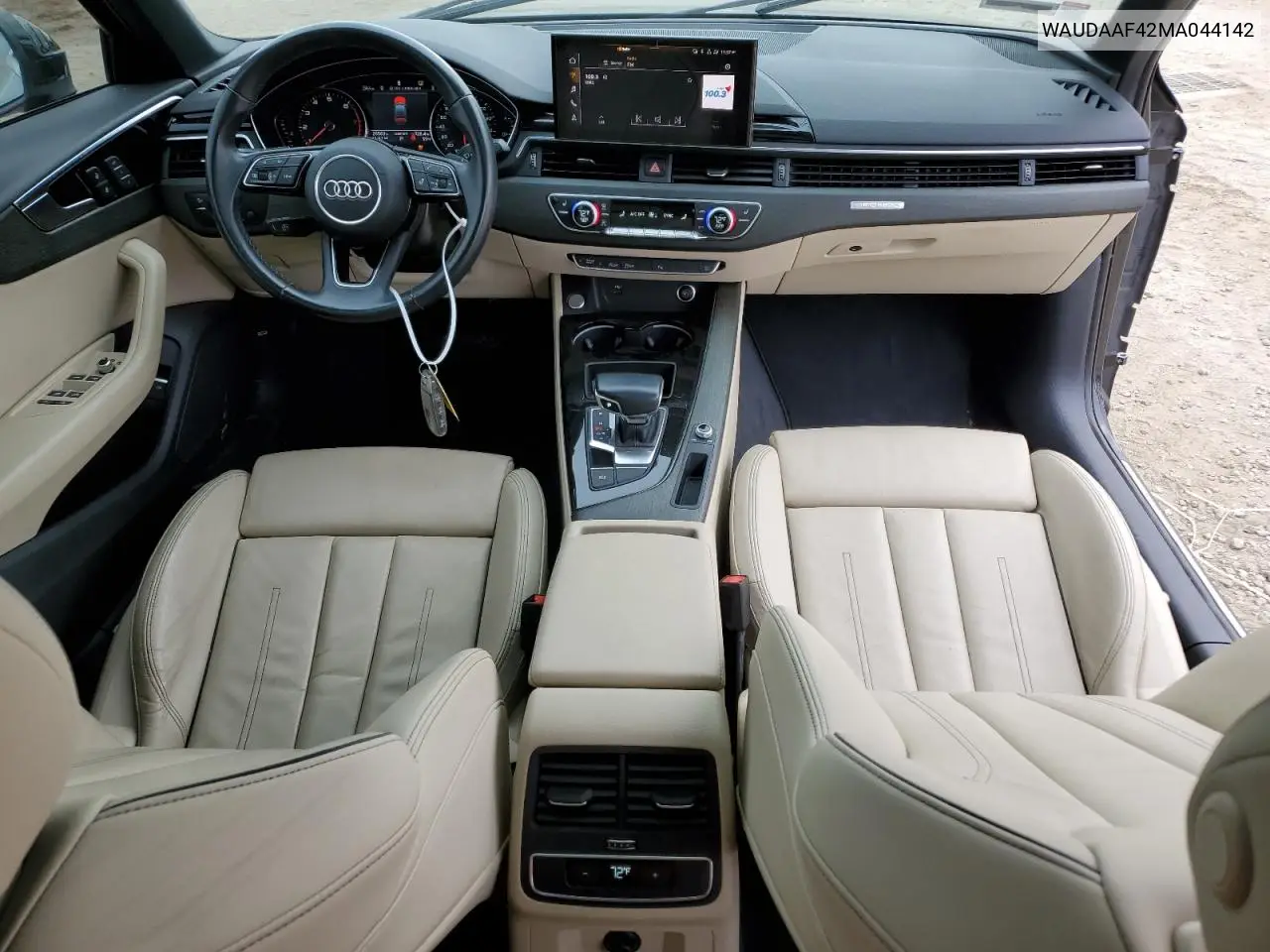2021 Audi A4 Premium 45 VIN: WAUDAAF42MA044142 Lot: 57065215