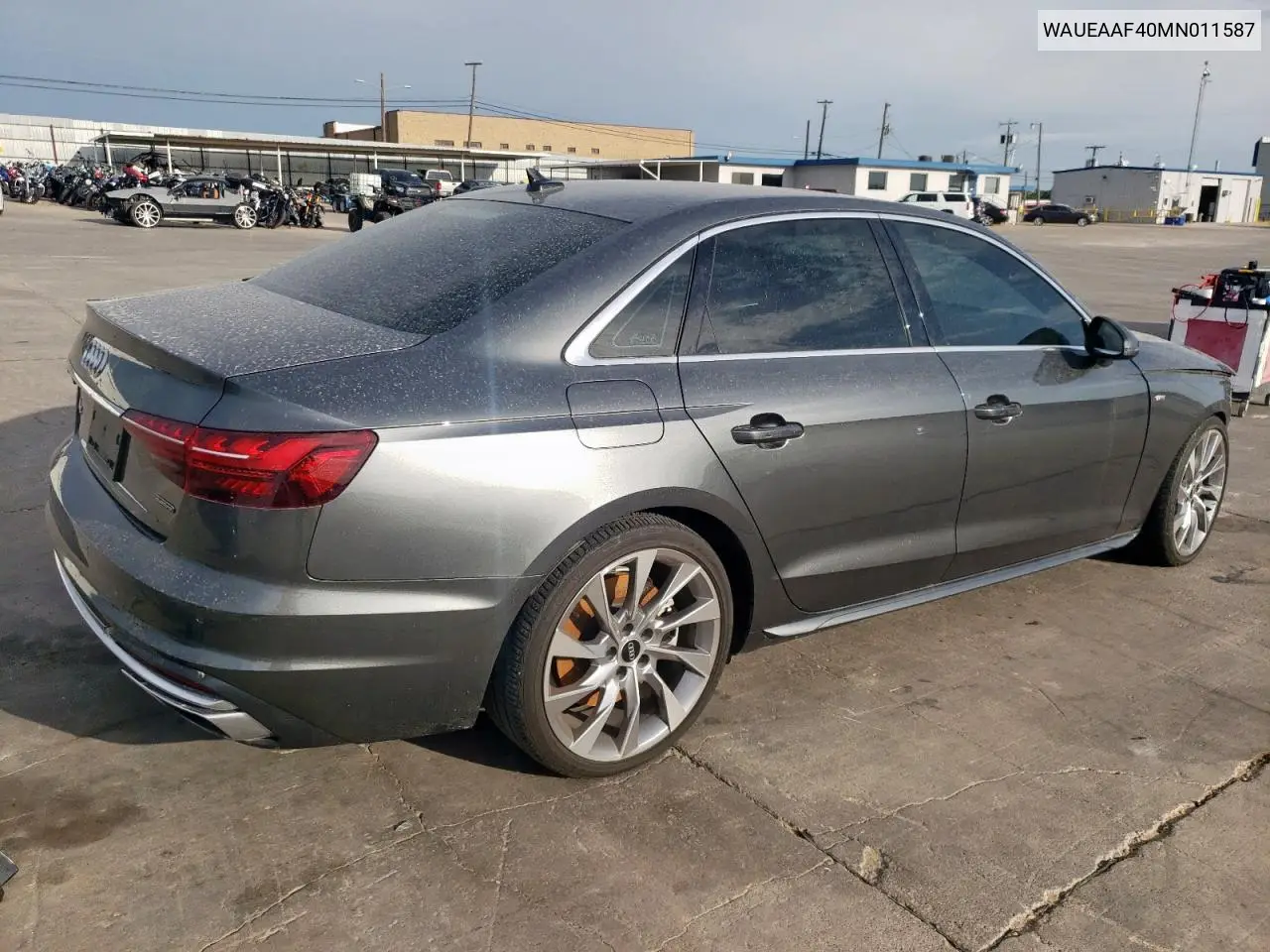 2021 Audi A4 Premium Plus 45 VIN: WAUEAAF40MN011587 Lot: 63234085