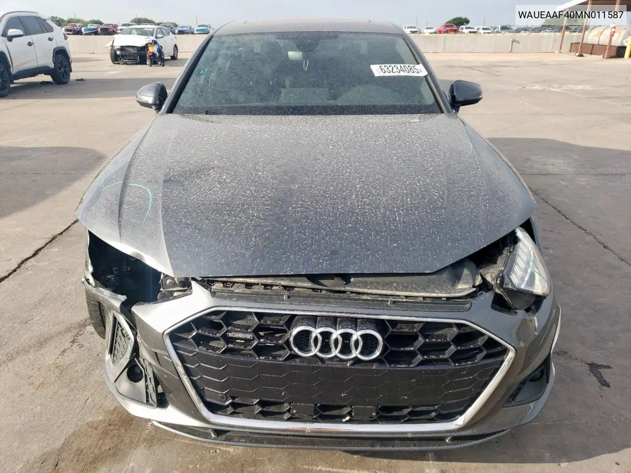 2021 Audi A4 Premium Plus 45 VIN: WAUEAAF40MN011587 Lot: 63234085
