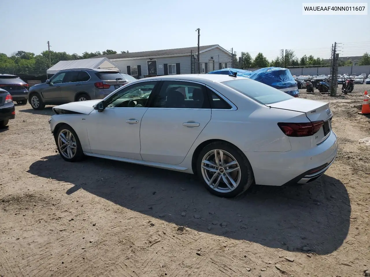 2022 Audi A4 Premium Plus 45 VIN: WAUEAAF40NN011607 Lot: 62469765