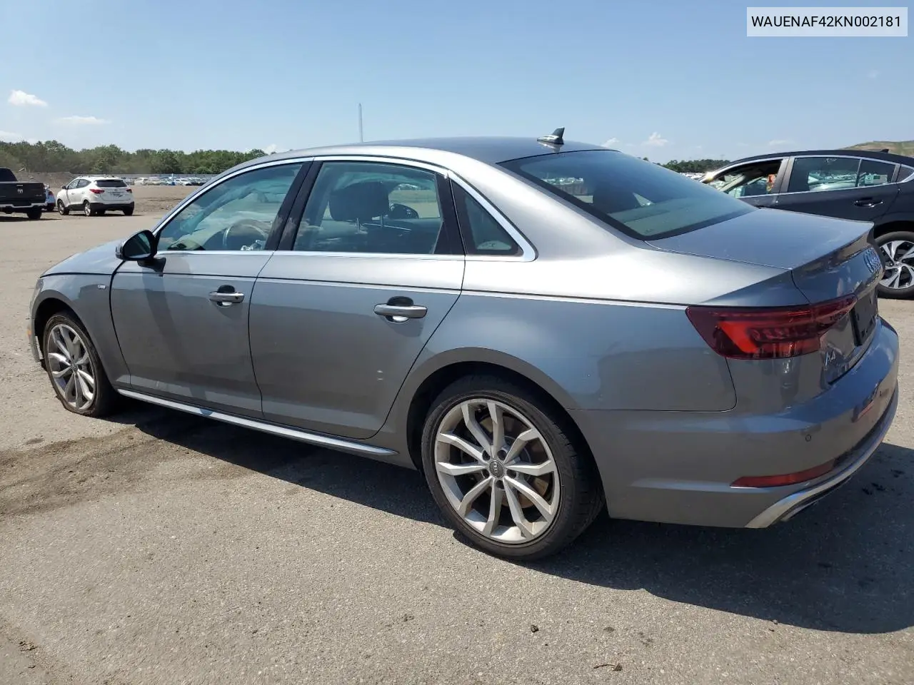 2022 Audi A4 Premium Plus VIN: WAUENAF42KN002181 Lot: 62543745