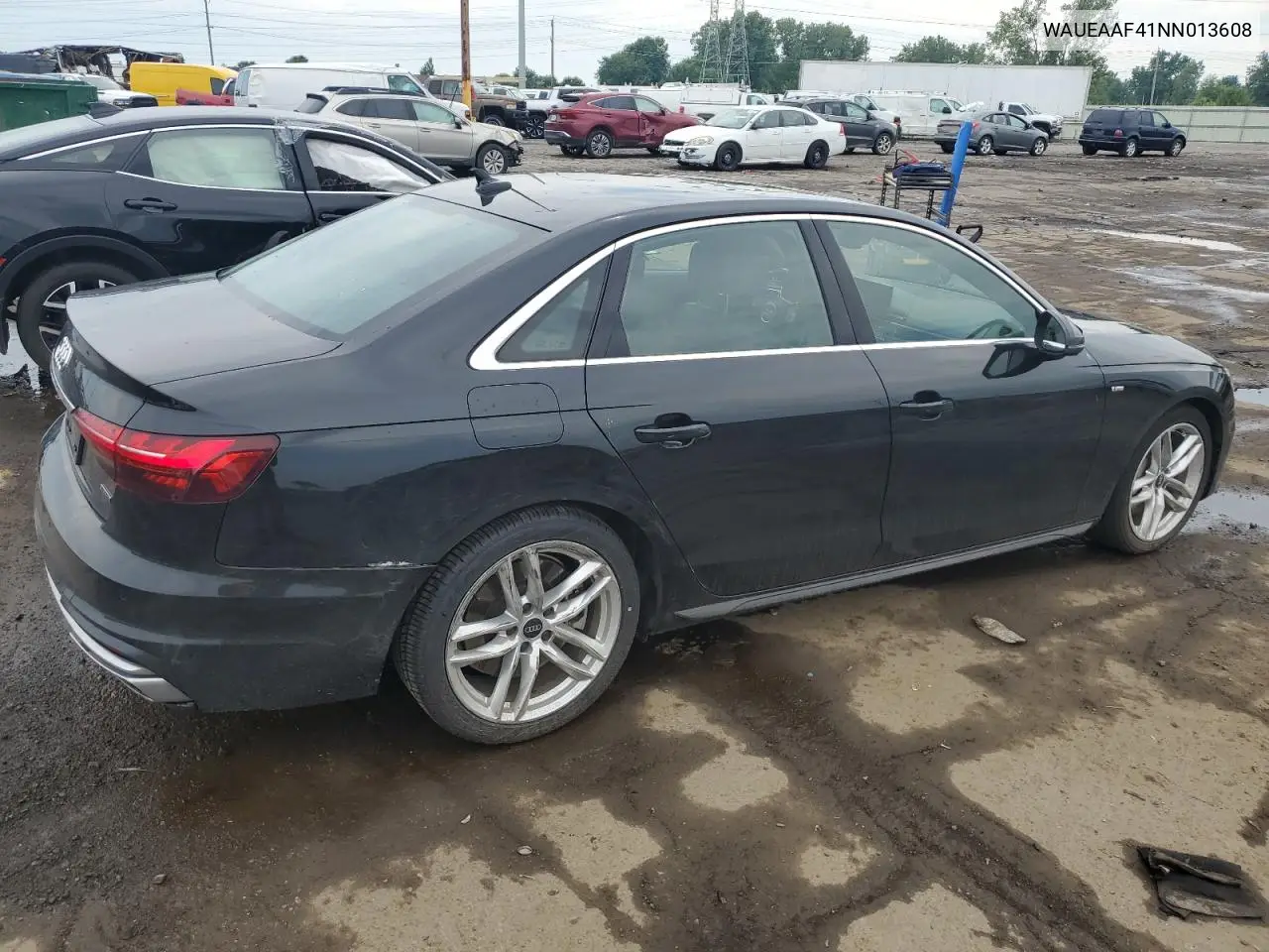 2022 Audi A4 Premium Plus 45 VIN: WAUEAAF41NN013608 Lot: 63628615