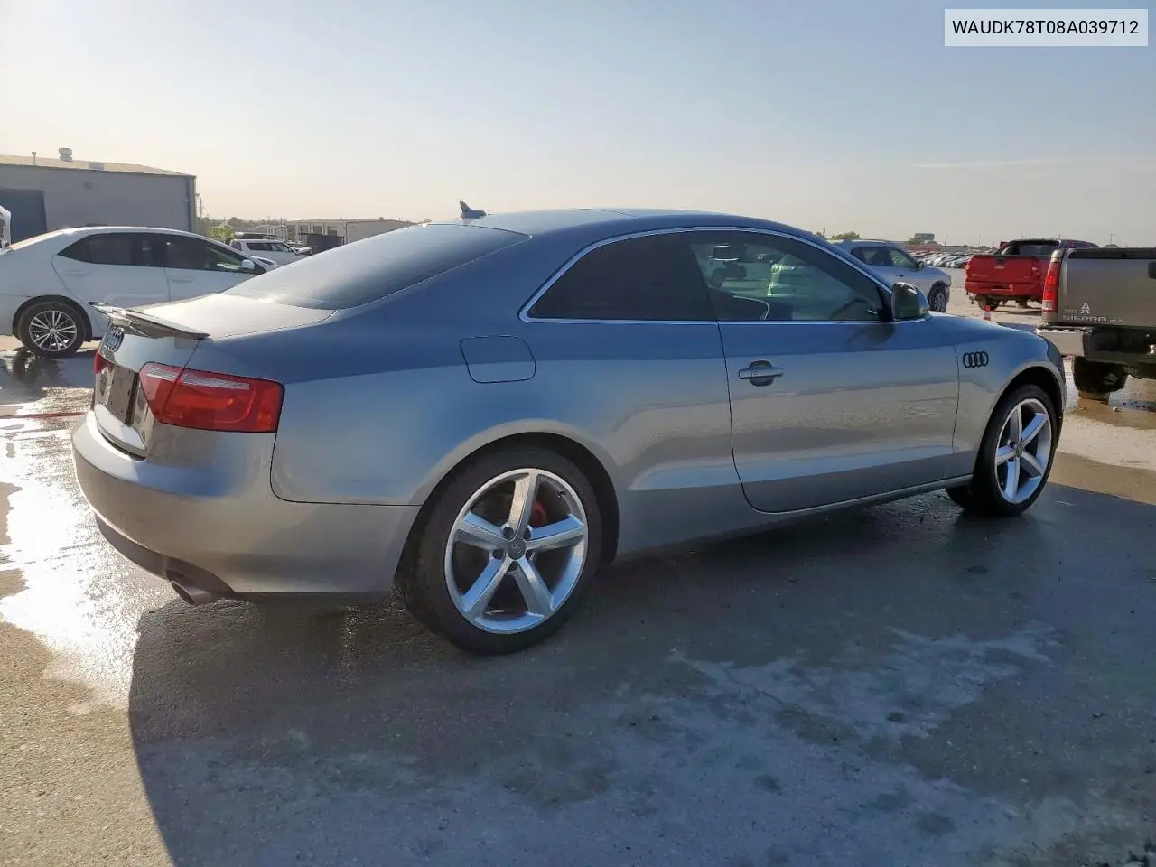 2008 Audi A5 Quattro VIN: WAUDK78T08A039712 Lot: 52782345